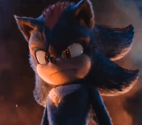 Shadow the Hedgehog Looking at Camera