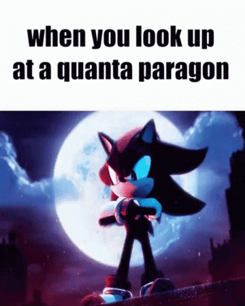 Shadow The Hedgehog Looking Up GIF