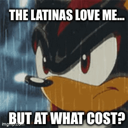 Shadow the Hedgehog Says Latinas Love Me at What Cost