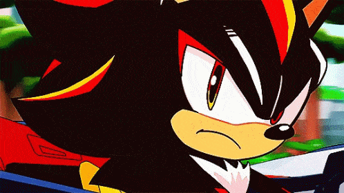 Shadow The Hedgehog Sitting In A Car GIF