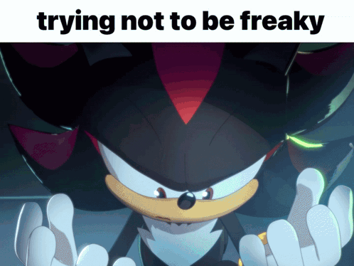 Shadow the Hedgehog Trying Not to Be Freaky