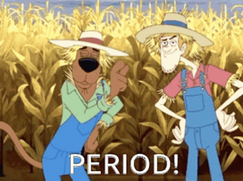 Shaggy And Scooby Doo Period GIF