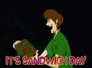 Shaggy Sandwich Day GIF