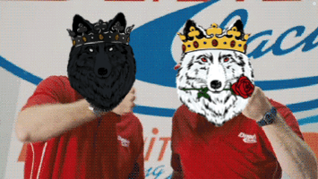 Shake And Bake Wolf Face Swap GIF