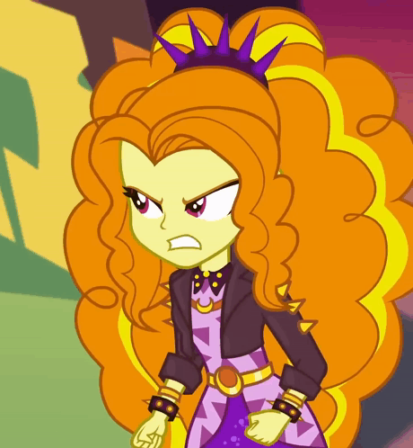 Shake Fist Adagio Dazzle My Little Pony GIF