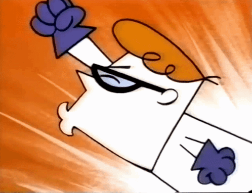 Shake Fist Dexters Laboratory GIF