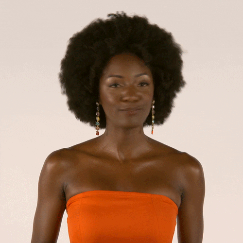 Shake Head African Lady GIF