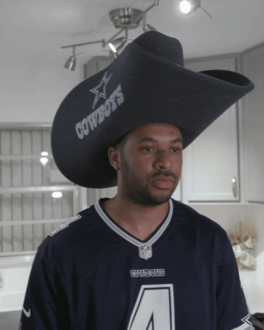 Shake Head Disgusted Dallas Cowboys GIF