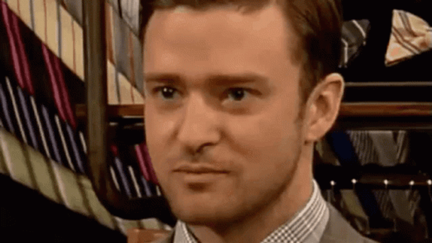 Shake Head Justin Timberlake GIF