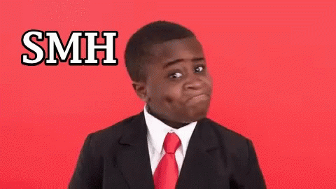 Disapproval Shake My Head By Little Kid GIF