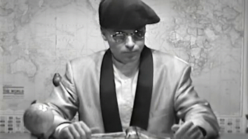 Shake My Head Man In Glasses GIF