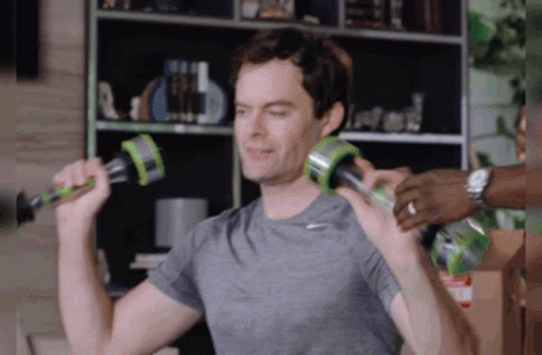 Shake Weight Bill Hader Funny GIF