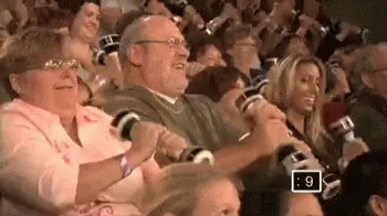 Shake Weight Countdown Audience Reaction GIF