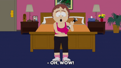 Shake Weight Sleep Mode South Park GIF