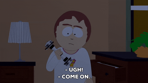 Shake Weight South Park Quick Workout GIF