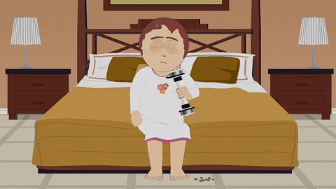 Shake Weight South Park Tired Sigh GIF