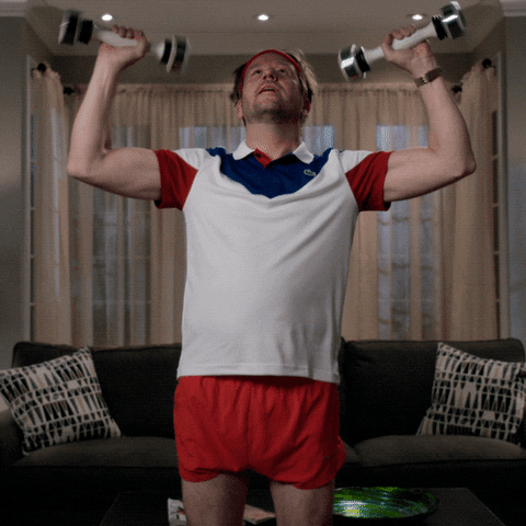 Shake Weight Working Out At Home GIF