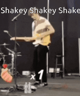 Shakey Wilbur Soot Playing Guitar GIF