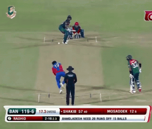 Shakib Al Hasan Bangladesh Vs Afghanistan GIF