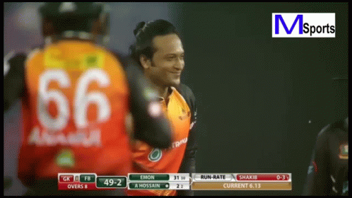 Shakib Al Hasan High Five Celebration GIF
