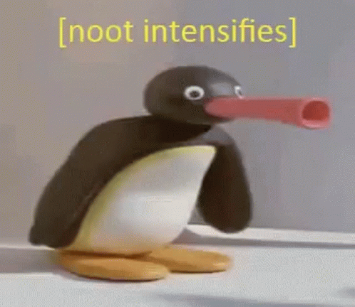 Shaking Intensifies Noot Noot Meme GIF