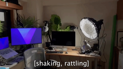 Shaking Room Earthquake GIF