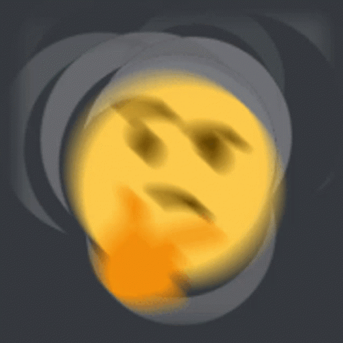 Shaking Thinking Emoji GIF