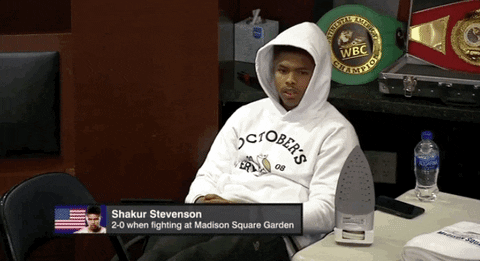 Shakur Stevenson Being Interviewed GIF