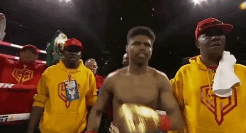 Shakur Stevenson Boxing Match Introduction GIF