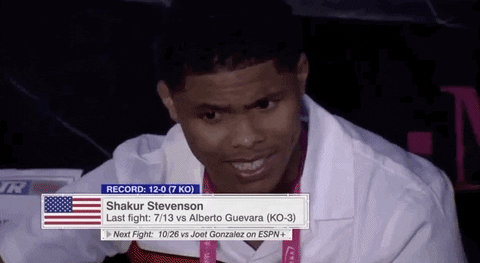 Shakur Stevenson In An Interview GIF