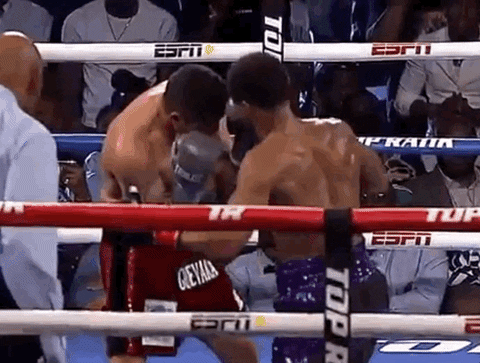 Shakur Stevenson Making Alberto Guevara Fall GIF