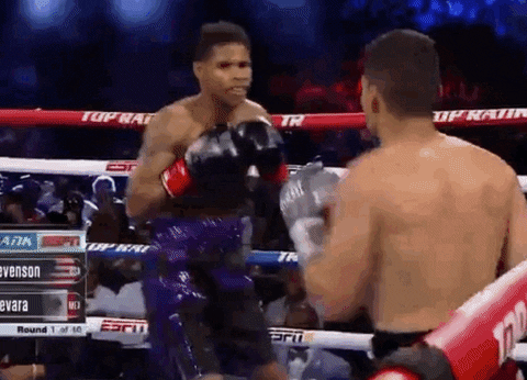 Shakur Stevenson Punching Alberto Guevara GIF