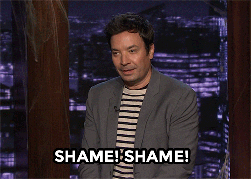 Shame Jimmy Fallon GIF