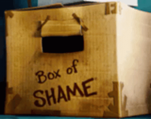 Shame On You Box Of Shame GIF