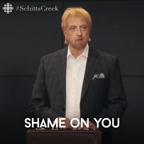 Shame On You Chris Elliott GIF
