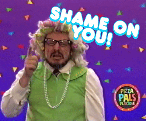 Shame On You Granny GIF