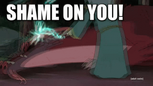 Shame On You Rick And Morty GIF