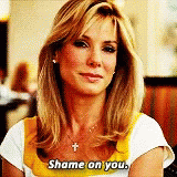 Shame On You Sandra Bullock GIF