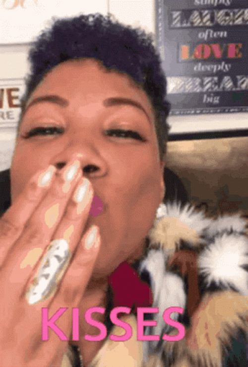 Shameca Tankerson Blow Kiss To Camera GIF