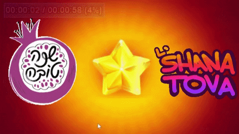 Shana Tova Greeting Happy Clown GIF