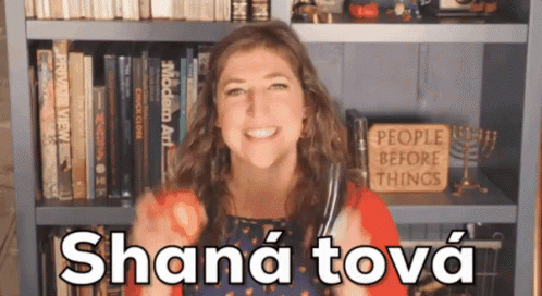 Shana Tova Greeting Mayim Bialik GIF