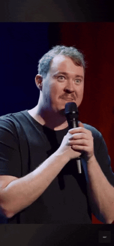 Shane Gillis Awkward Passive Reaction GIF
