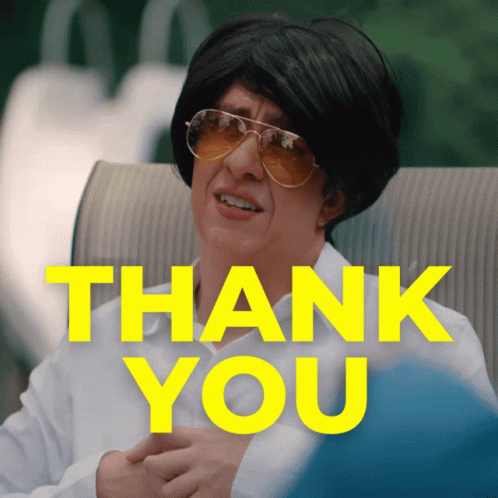 Shane Gillis Funny Hair Thank You GIF