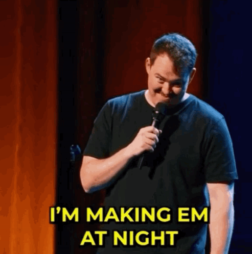 Shane Gillis Playful Crowd Teasing GIF