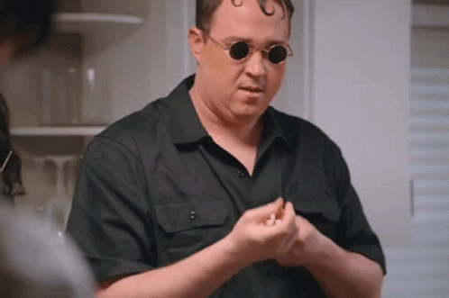 Shane Gillis Showing Off Bracelet GIF
