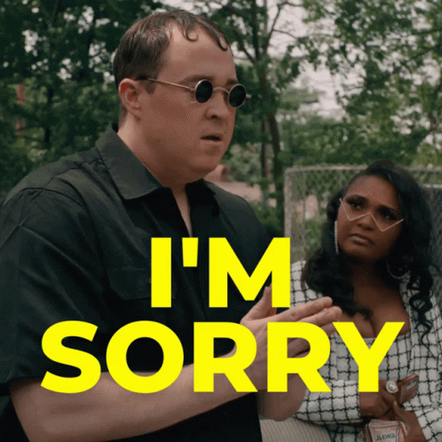 Shane Gillis Wearing Dark Shades Im Sorry GIF