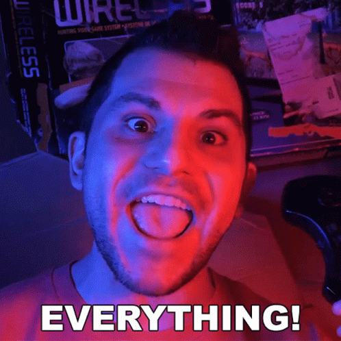 Shane Luis Intense Reaction Everything GIF