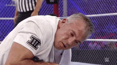 Shane Mcmahon Felt So Much Pain GIF