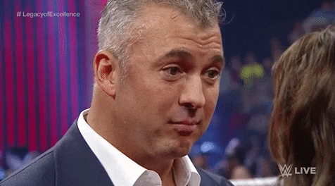 Shane Mcmahon Looking Convinced GIF