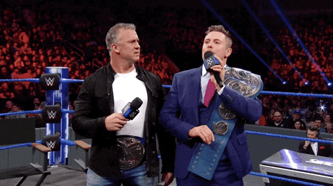 Shane Mcmahon With The Miz GIF